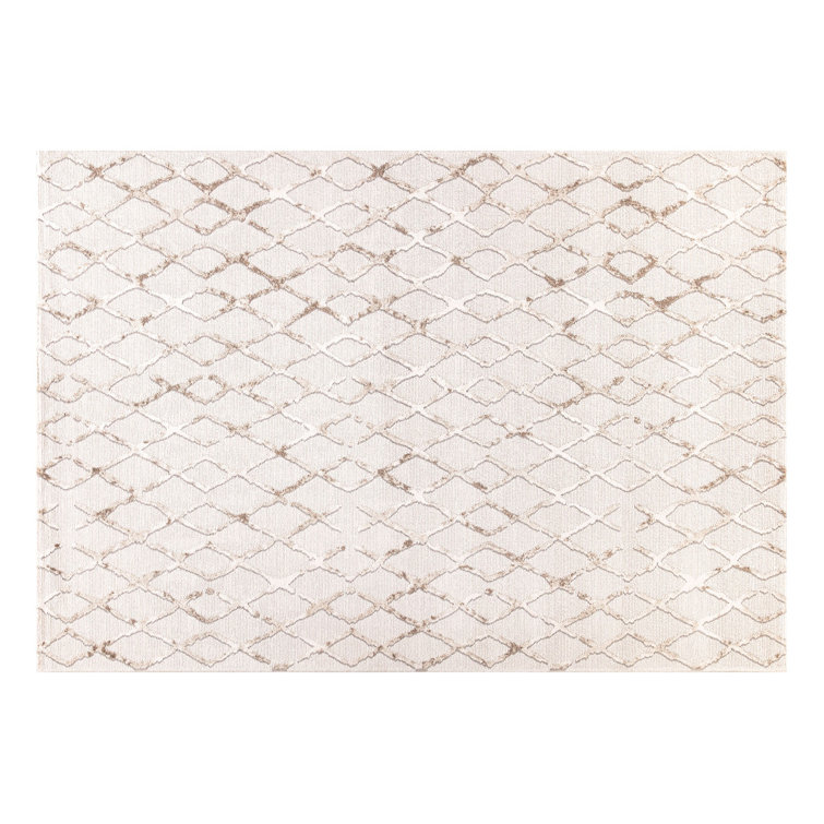 Gracie Oaks Salvi Light Grey/Brown Outdoor Rug Wayfair.co.uk